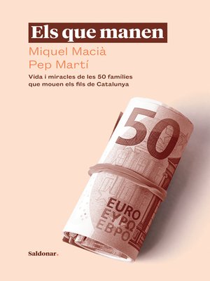 cover image of Els que manen